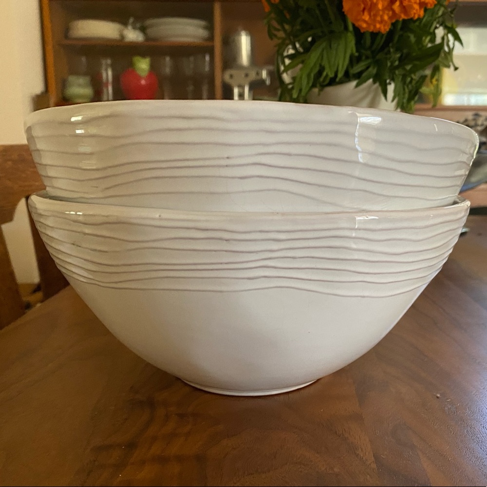 Canvas home large ceramic salad bowl
